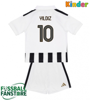 Juventus Kenan Yildiz #10 Replik Heimtrikot Kinder 2026-27 Kurzarm (+ Kurze Hosen)